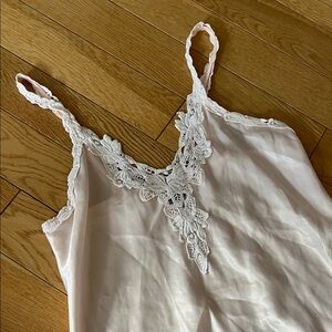 Vintage Cream Lace Midi Dress